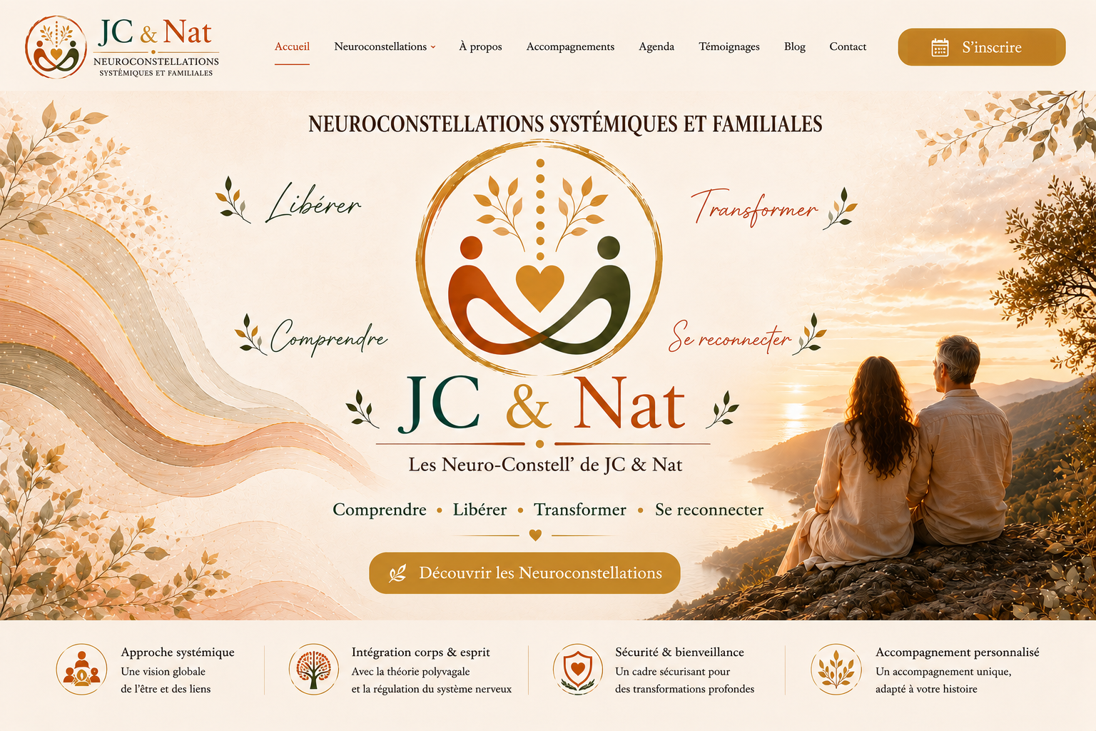 Hero JC & Nat : neuroconstellations systémiques et familiales